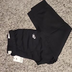 Nike ladies club fleece mid rise pant black, multiple sizes